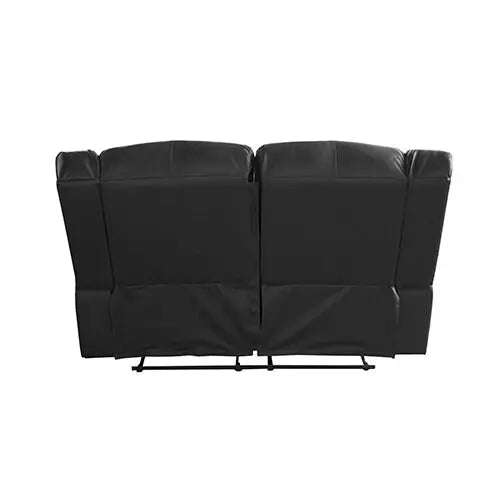 3 + 2 Seater Recliner Sofa in Faux Leather Lounge Couch in Black