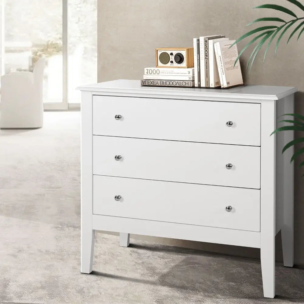 3 Chest of Drawers - Brittany White