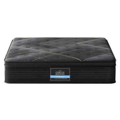 35cm Giselle Mattress King Bed Bamboo Pocket Firm Foam