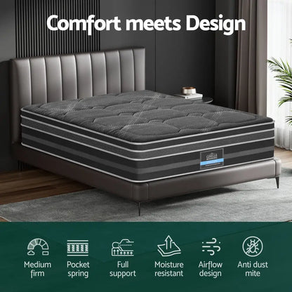 35cm Mattress Bamboo Cover Double