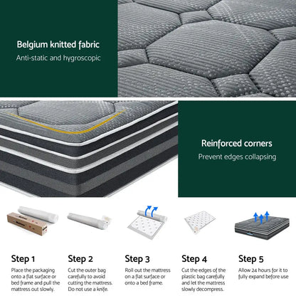 35cm Mattress Bamboo Cover Double