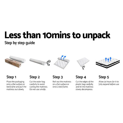 35cm Mattress Bamboo Cover King