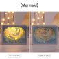 3d Paper Carving Night Light | Mermaid | Usb or Battery Powered