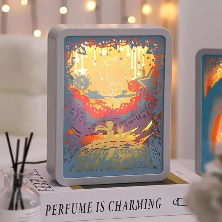 3d Paper Carving Night Light | Venice Lovers | Usb or Battery Powered