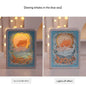 3d Paper Carving Night Light | Whale Watching in the Blue Sea | Usb or Battery Powered