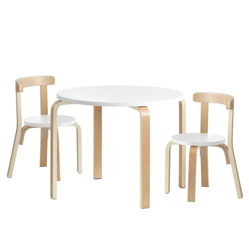 3pcs Kids Table and Chairs Set Activity Toy Play Desk