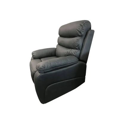 3rr + 1rr + 1rr Leatherette Grey Electric Recliner Feature Multi Positions Ultra Cushioned Usb Outlets