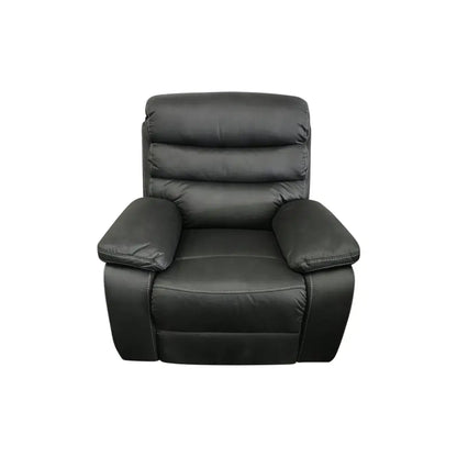 3rr + 1rr + 1rr Leatherette Grey Electric Recliner Feature Multi Positions Ultra Cushioned Usb Outlets