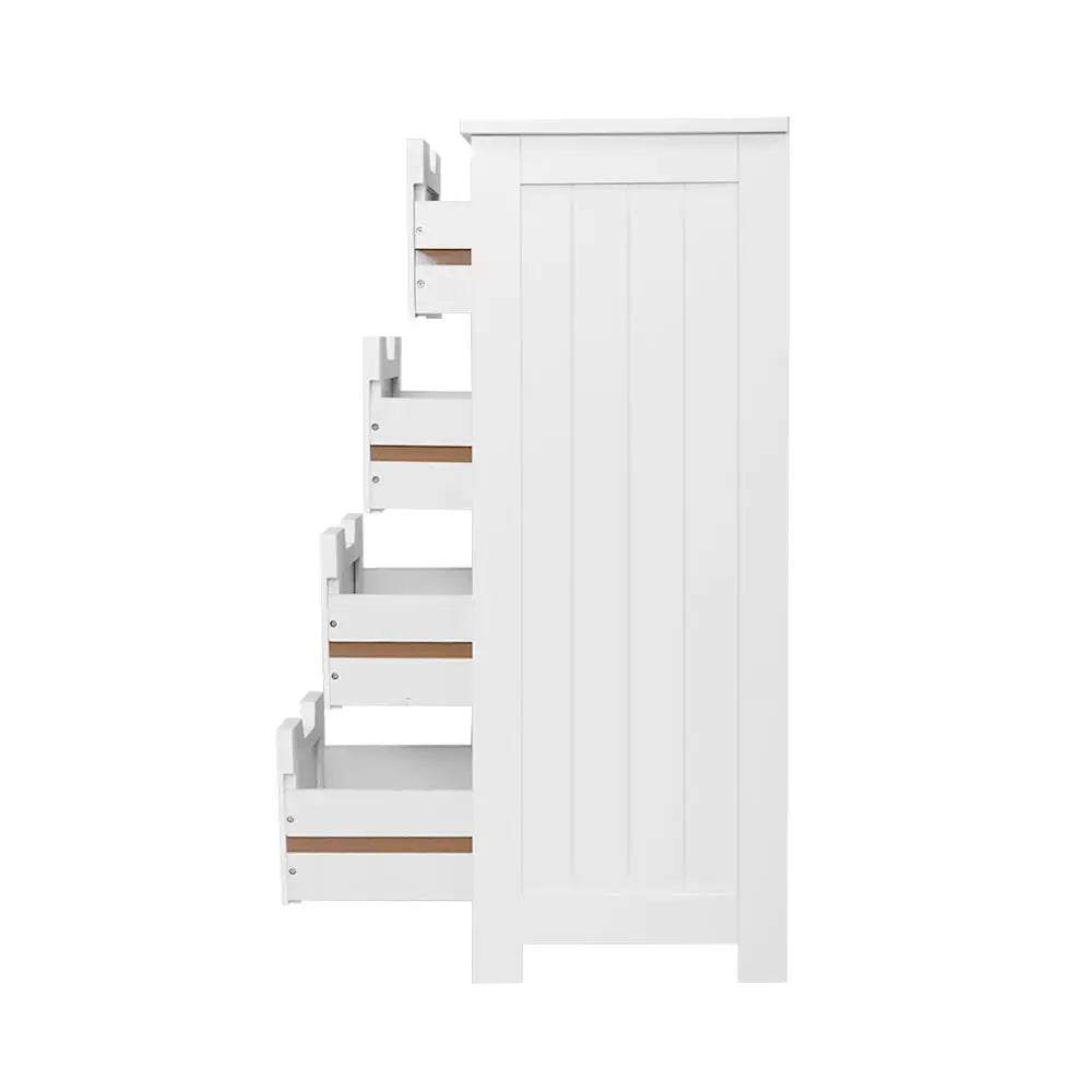 4 Chest of Drawers - Leesa White