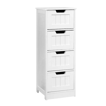 4 Chest of Drawers - Leesa White
