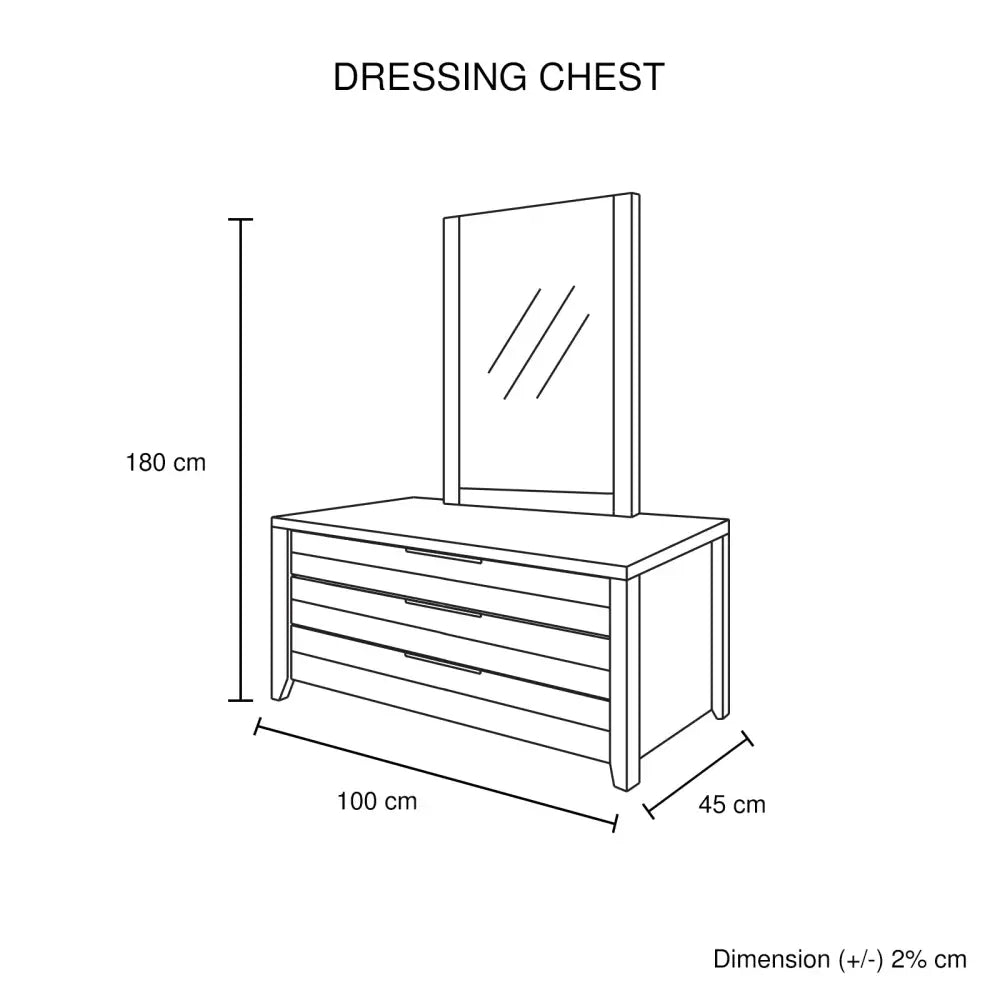 4 Pieces Bedroom Suite Natural Wood Like Mdf Structure King Size Oak Colour Bed Bedside Table & Dresser