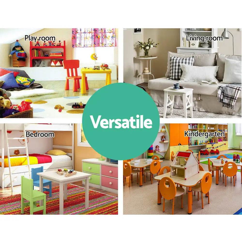 4 Tiers Kids Bookshelf Magazine Shelf Children Bookcase Rack Organiser