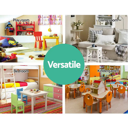 4 Tiers Kids Bookshelf Magazine Shelf Children Bookcase Rack Organiser