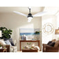 48’’ Ceiling Fan Dc Motor W/light W/remote - White