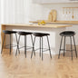 4x Bar Stools Kitchen Counter Metal
