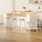 4x Bar Stools Wooden Chairs Oak