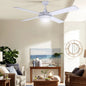 52’’ Ceiling Fan Ac Motor W/light W/remote - White