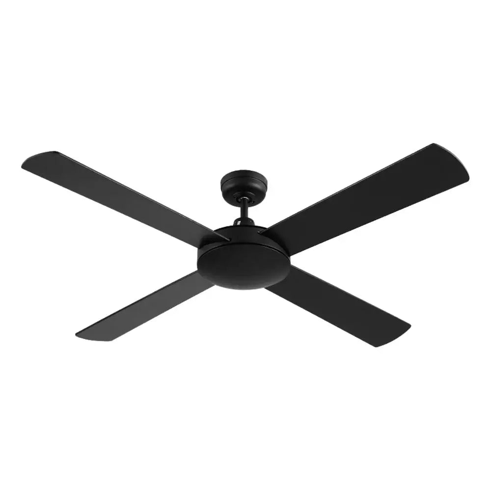 52’’ Ceiling Fan W/remote - Black
