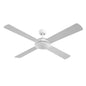 52’’ Ceiling Fan W/remote - White