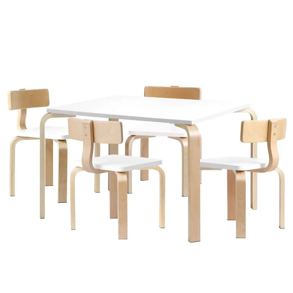 5pcs Kids Table and Chairs Set Activity Toy Play Desk
