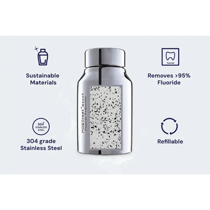 6l Premium Stainless Steel Gravity Water Filter with Fluoride and Smart Carbon