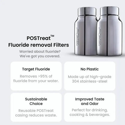 6l Premium Stainless Steel Gravity Water Filter with Fluoride and Smart Carbon