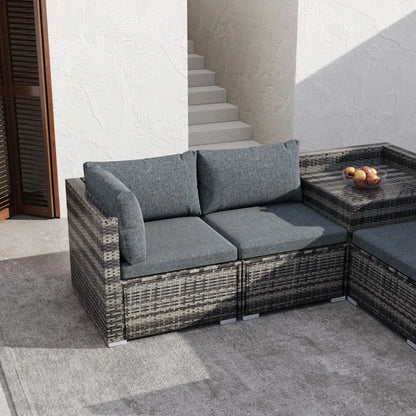 6pcs Outdoor Modular Lounge Sofa Coogee-grey