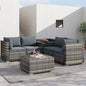 6pcs Outdoor Modular Lounge Sofa Coogee-grey