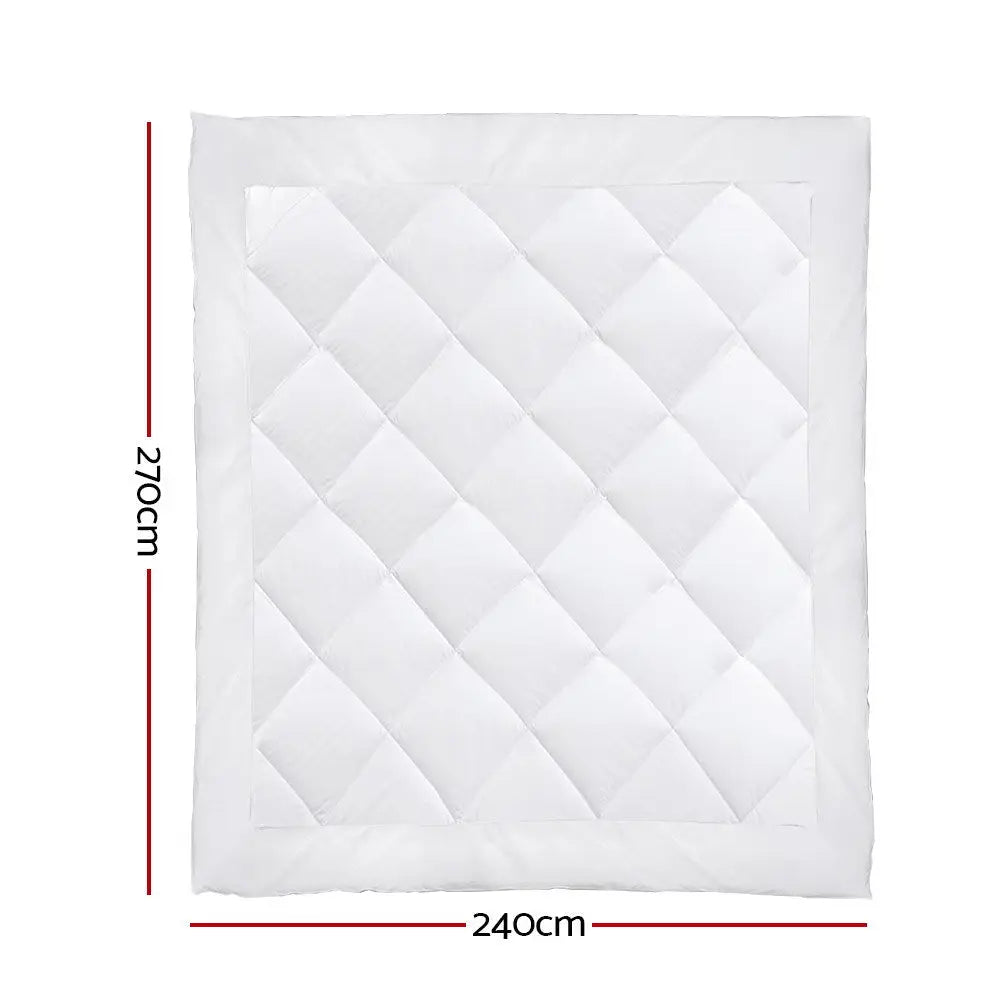 800gsm Microfibre Bamboo Quilt Super King