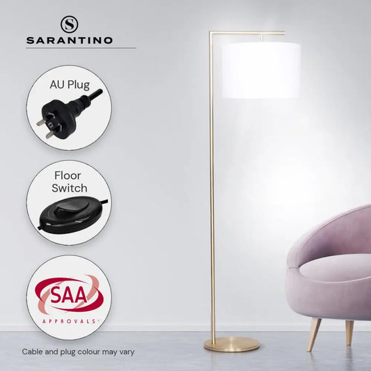 90-degree Modern Arc Floor Lamp