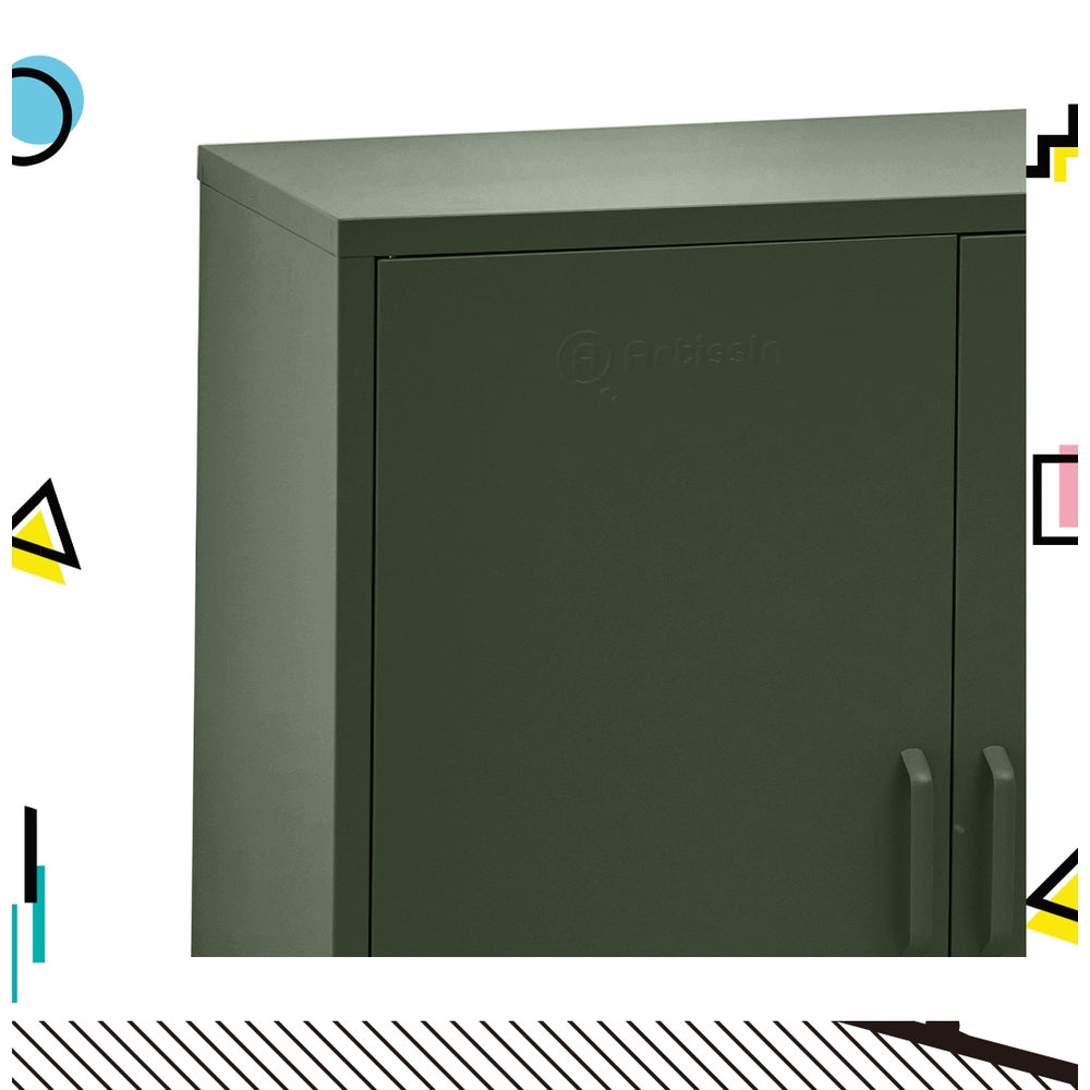 ArtissIn Buffet Sideboard Metal Cabinet - SWEETHEART Green - Furniture > Living Room