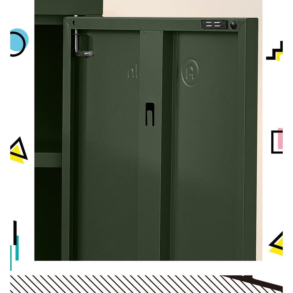 ArtissIn Buffet Sideboard Metal Cabinet - SWEETHEART Green - Furniture > Living Room