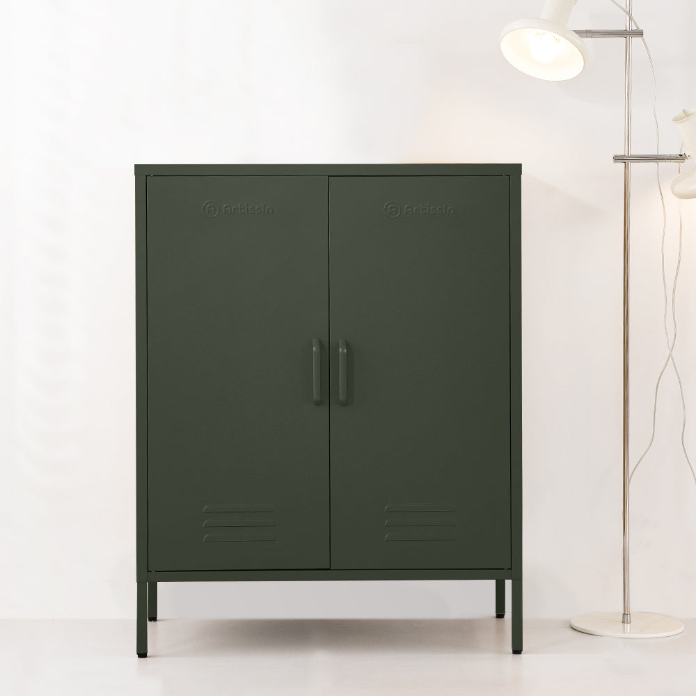 ArtissIn Buffet Sideboard Metal Cabinet - SWEETHEART Green - Furniture > Living Room