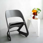 In Set of 4 Dining Chairs Office Cafe Lounge Seat Stackable Plastic Leisure Chairs Grey