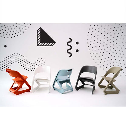 In Set of 4 Dining Chairs Office Cafe Lounge Seat Stackable Plastic Leisure Chairs White