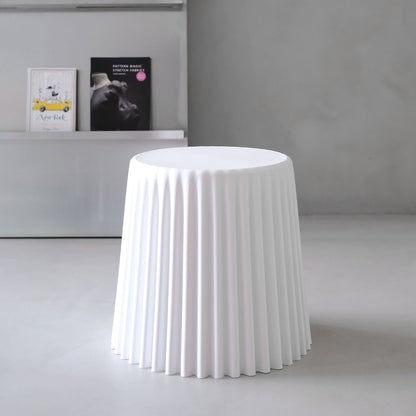Artiss Set of 4 Cupcake Bar Stools Stackable Foot Stool White Furniture > Bar Stools & Chairs > Table & Bar Stools