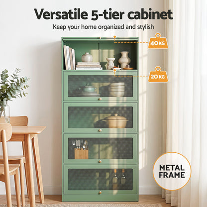 Buffet Sideboard Metal Cabinet - ELIA Green