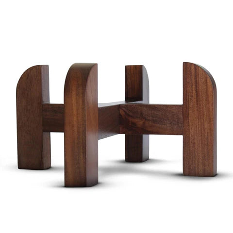 Teak Wood Stand For Stainless Steel Gravity Water Filter