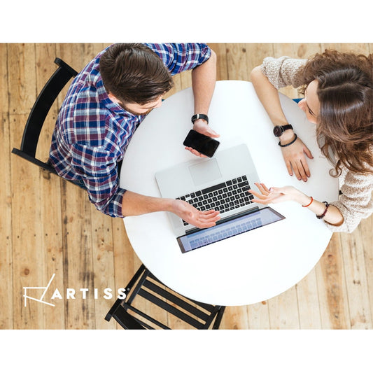 Dining Table Round White 4 Seater 90CM - Furniture > Dining > Dining Tables