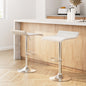 Artiss 2x Bar Stools Faux Leather Chair White - Furniture > Bar Stools & Chairs > Table & Bar Stools