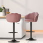 Artiss 4x Bar Stools Gas Lift Velvet Pink - Furniture > Bar Stools & Chairs > Table & Bar Stools