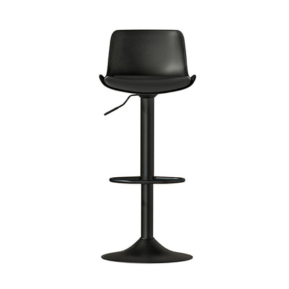 Artiss 2x Bar Stools Padded Seat Gas Lift Black - Furniture > Bar Stools & Chairs > Table & Bar Stools