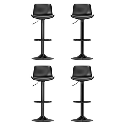 Artiss 4x Bar Stools Padded Seat Gas Lift Black - Furniture > Bar Stools & Chairs > Massage Chairs