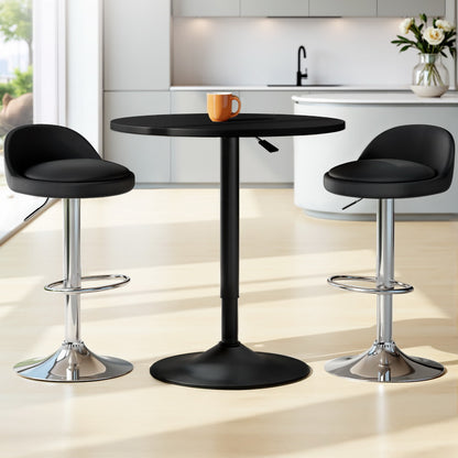 Artiss Bar Table and Stools Set Dining Desk Kitchen Chairs Cafe Pub - Furniture > Bar Stools & Chairs > Table & Bar