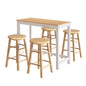 Artiss Bar Table and Stools Set Dining Desk Kitchen Chairs Cafe Pub - Furniture > Bar Stools & Chairs > Table & Bar