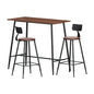 Artiss Bar Table and Stools Set Dining Desk Kitchen Chairs Cafe Pub - Furniture > Bar Stools & Chairs > Table & Bar