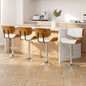 Artiss 4x Bar Stools Gas Lift Leather White - Furniture > Bar Stools & Chairs > Massage Chairs