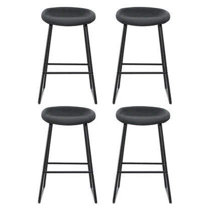 Artiss 4x Bar Stools Kitchen Dining Chairs Counter Stool PU Leather Metal Furniture > Bar Stools & Chairs > Table & Bar