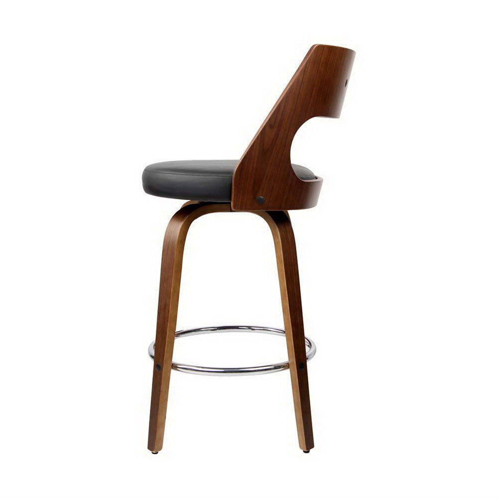 Artiss 4x Bar Stools Swivel Leather Chair 65cm Furniture > Bar Stools & Chairs > Table & Bar Stools