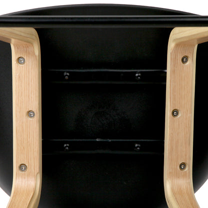 4x Artiss Bar Stools Kitchen Counter Stool Dining Chairs Wooden Black Furniture > Bar Stools & Chairs > Table & Bar
